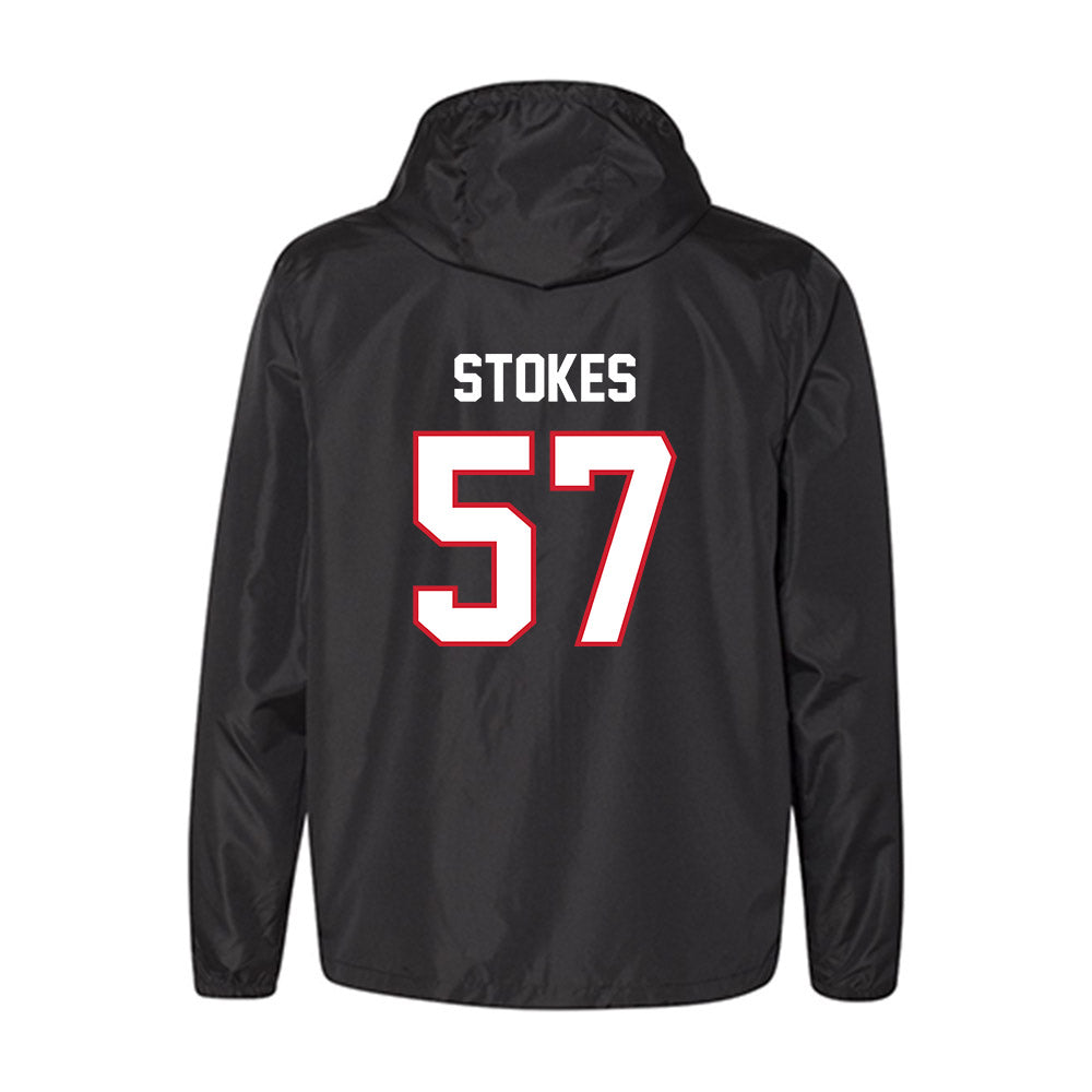 NC State - NCAA Football : Steven Stokes - Windbreaker-1