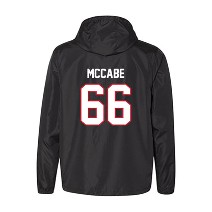NC State - NCAA Football : Matthew McCabe - Windbreaker-1