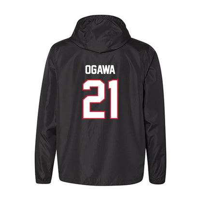 NC State - NCAA Men's Soccer : Max Ogawa - Windbreaker-1