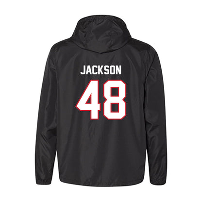 NC State - NCAA Football : Hunter Jackson - Windbreaker-1