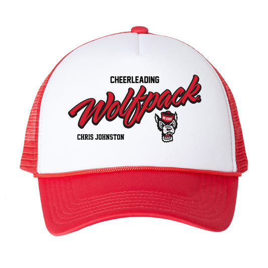 NC State - NCAA Cheerleading : Chris Johnston - Trucker Hat-0