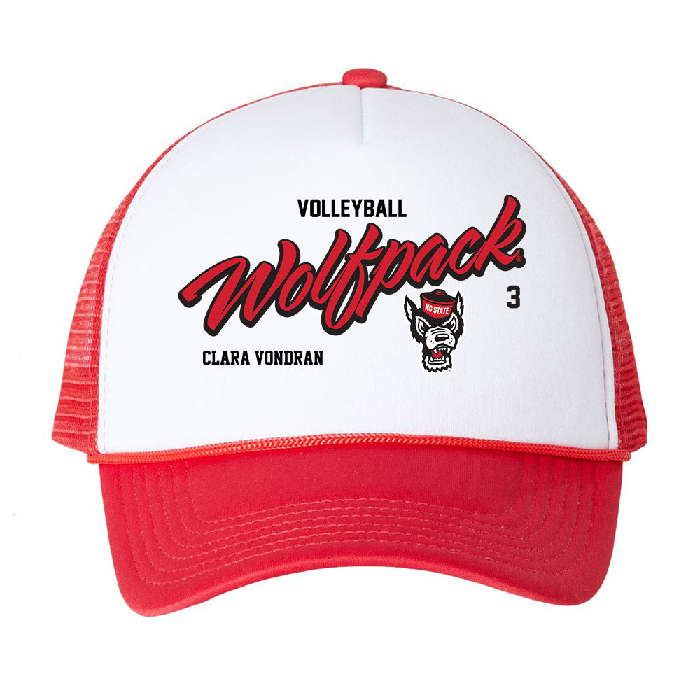 NC State - NCAA Women's Volleyball : Clara Vondran - Trucker Hat-0