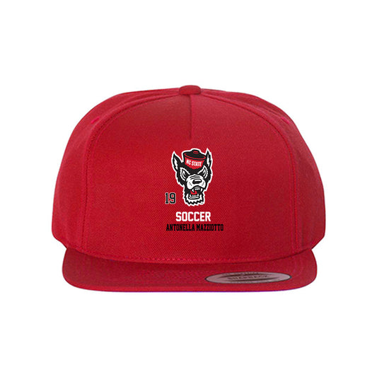 NC State - NCAA Women's Soccer : Antonella Mazziotto - Snapback Hat-0