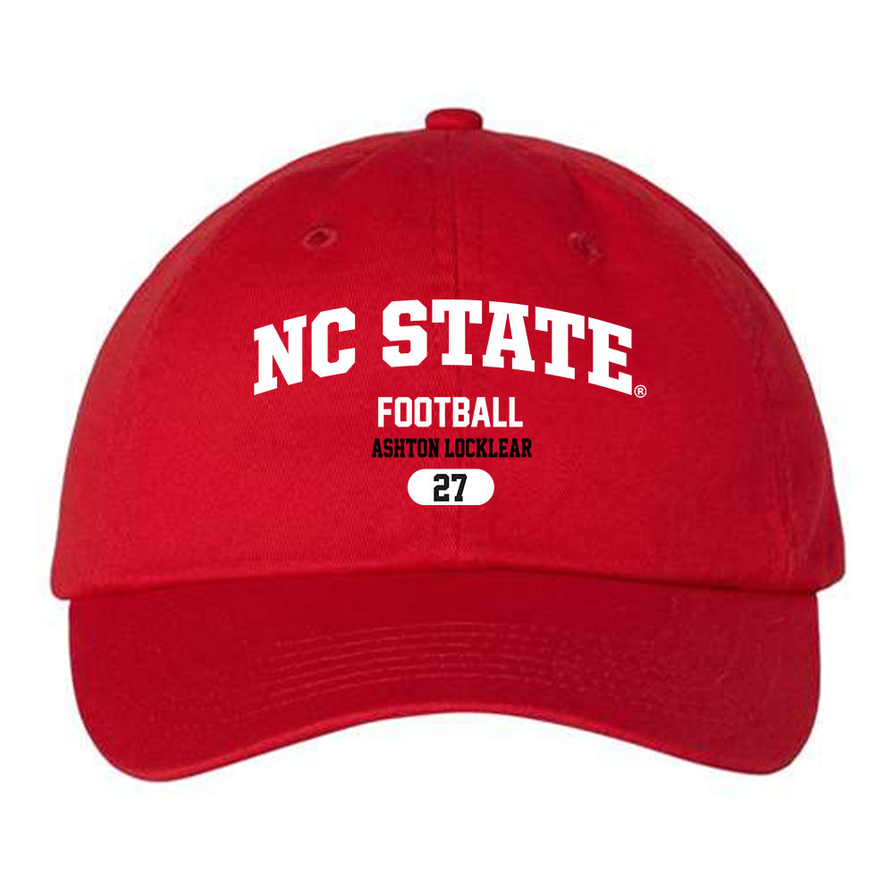 NC State - NCAA Football : Ashton Locklear - Dad Hat-0