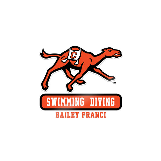 Campbell - NCAA Women's Swimming & Diving : Bailey Franci - Sticker-0