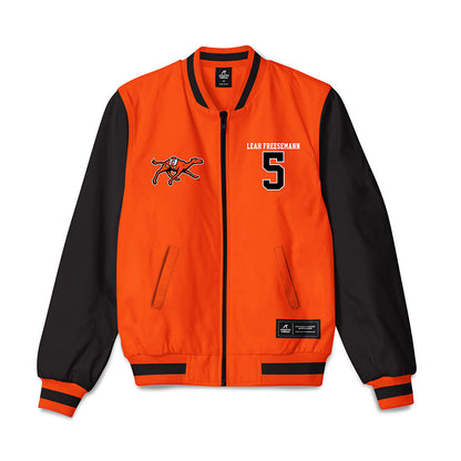 Campbell - NCAA Women's Volleyball : Leah Freesemann - Bomber Jacket-0