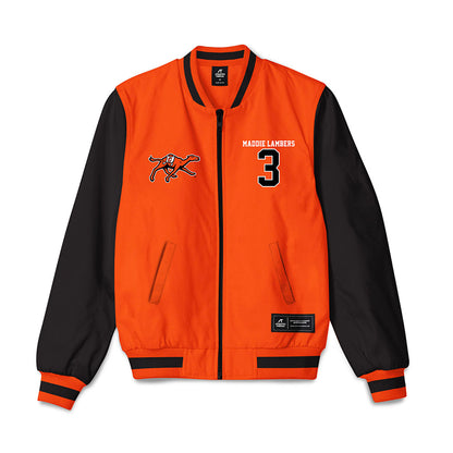 Campbell - NCAA Women's Volleyball : Maddie Lambers - Bomber Jacket-0