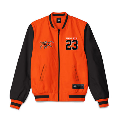 Campbell - NCAA Football : Isaiah Irvin - Bomber Jacket-0