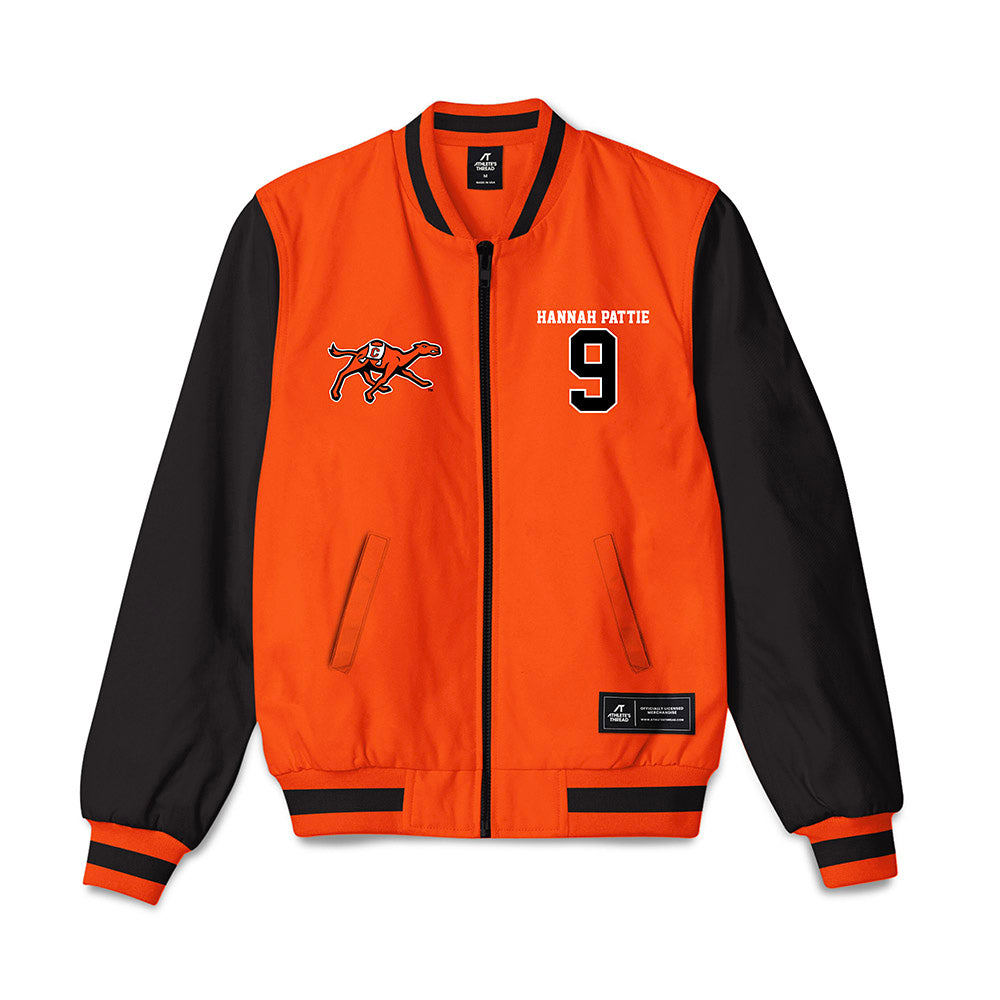 Campbell - NCAA Women's Volleyball : Hannah Pattie - Bomber Jacket-0