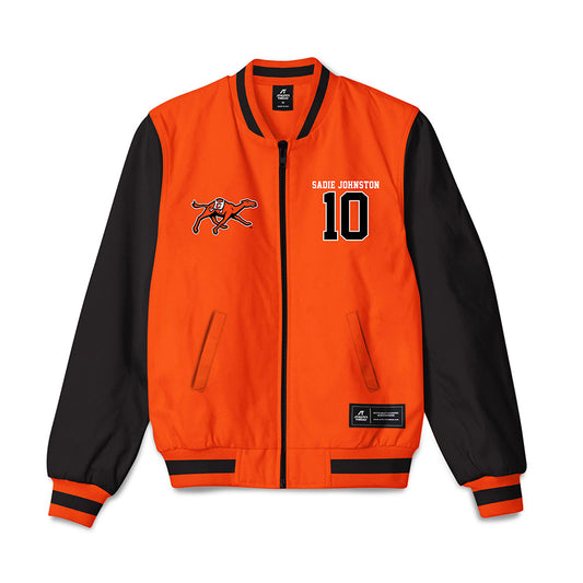 Campbell - NCAA Women's Volleyball : Sadie Johnston - Bomber Jacket-0