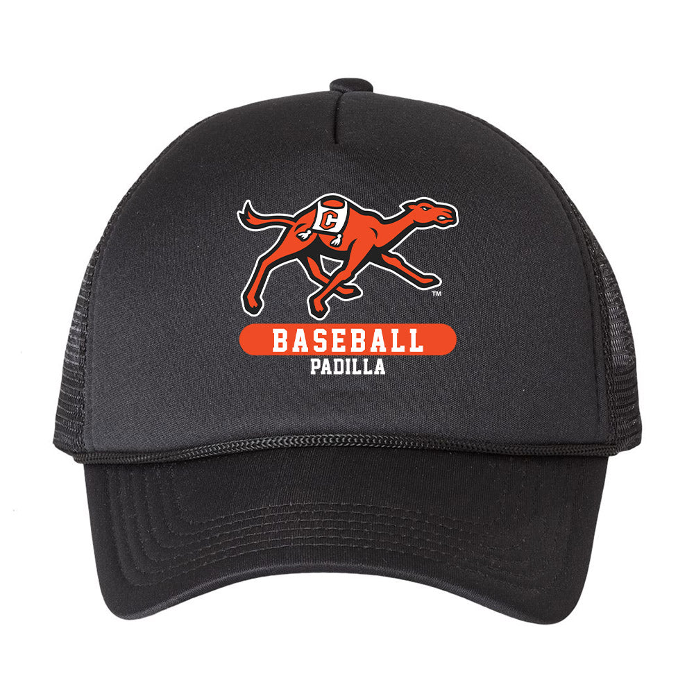 Campbell - NCAA Baseball : Isaiah Padilla - Trucker Hat-0