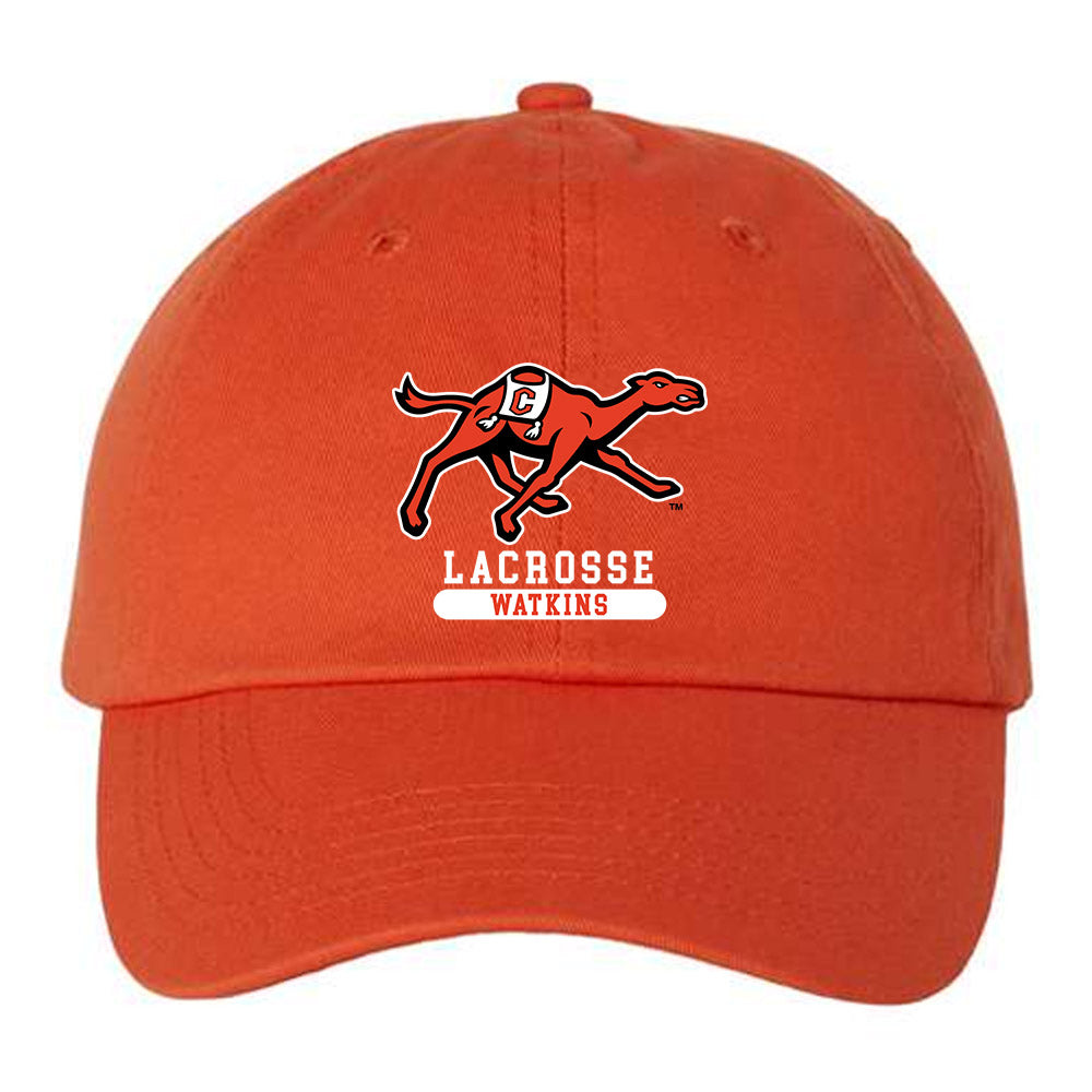 Campbell - NCAA Women's Lacrosse : Drew Watkins - Dad Hat-0