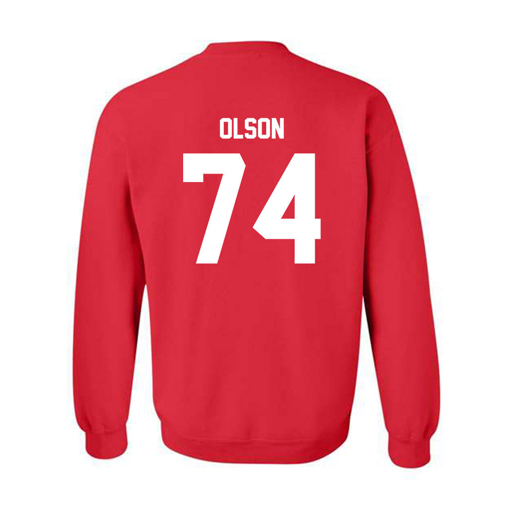 Utah - NCAA Football : Keith Olson - Classic Shersey Crewneck Sweatshirt-1