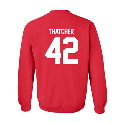 Utah - NCAA Football : Christian Thatcher - Classic Shersey Crewneck Sweatshirt-1