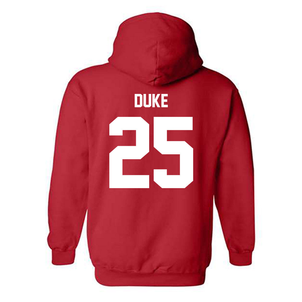 Utah - NCAA Football : Bryce Duke - Classic Shersey Hooded Sweatshirt-1