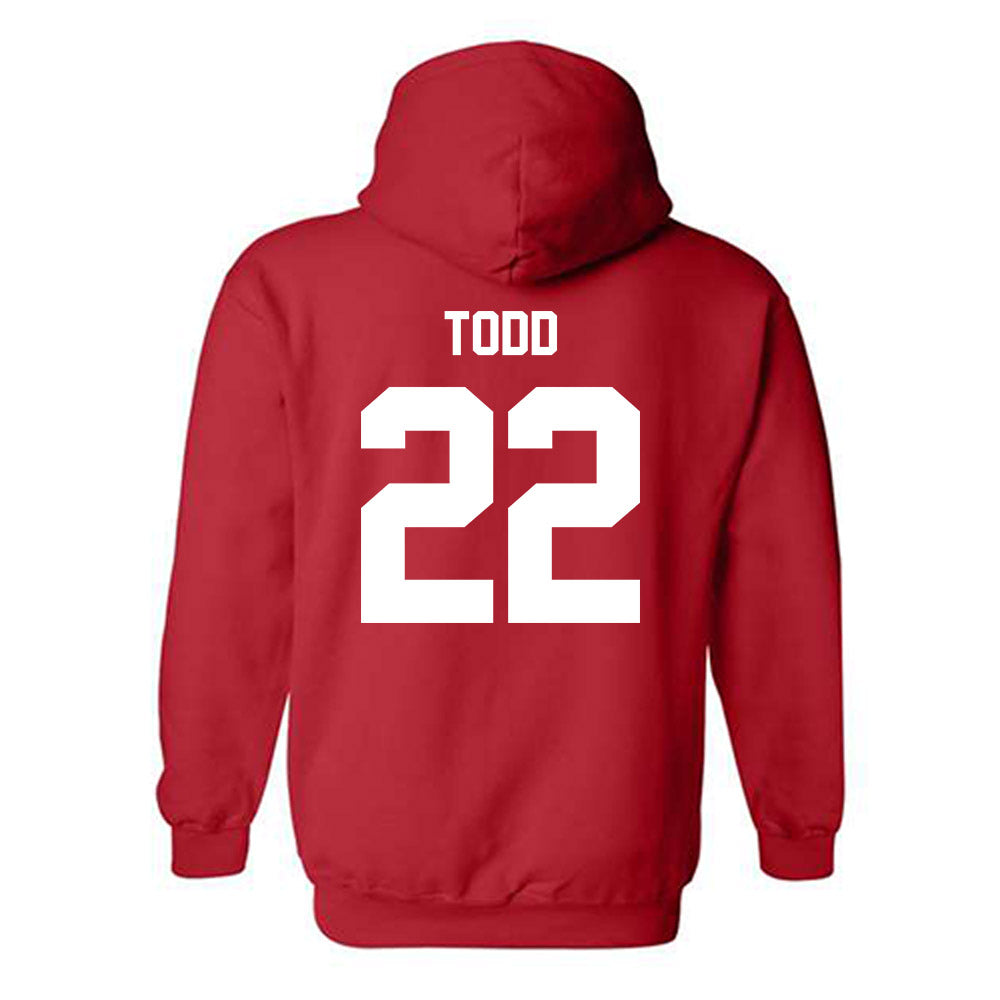 Utah - NCAA Women's Basketball : Ella Todd - Classic Shersey Hooded Sweatshirt-1