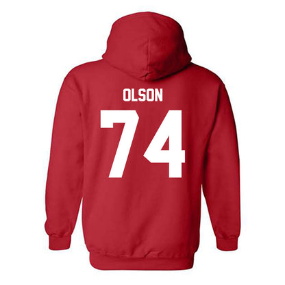 Utah - NCAA Football : Keith Olson - Classic Shersey Hooded Sweatshirt-1
