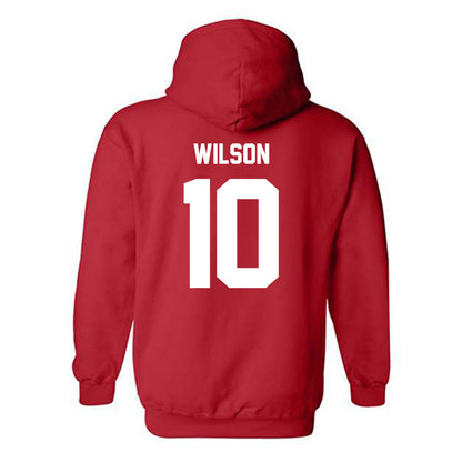 Utah - NCAA Softball : Danika Wilson - Classic Shersey Hooded Sweatshirt-1