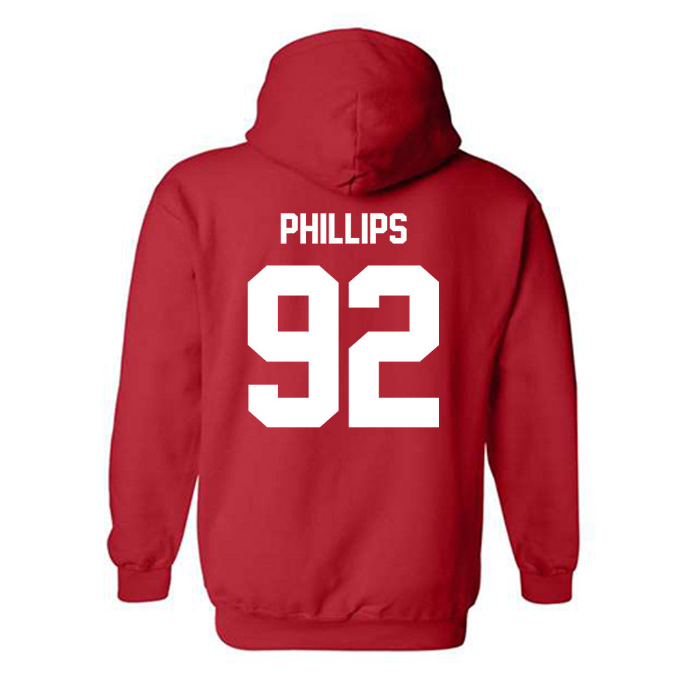 Utah - NCAA Football : Orion Phillips - Classic Shersey Hooded Sweatshirt-1