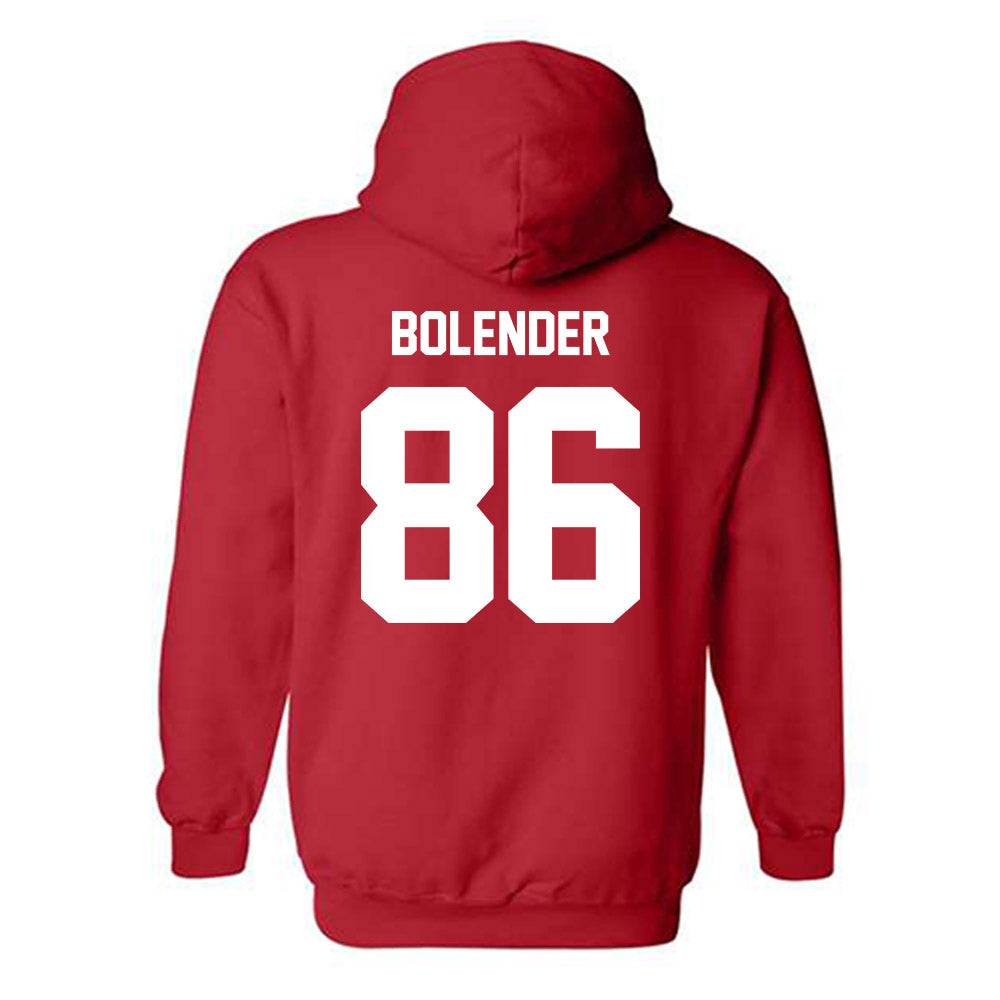 Utah - NCAA Football : Jackson Bolender - Classic Shersey Hooded Sweatshirt-1