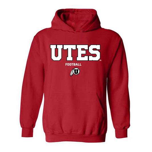 Utah - NCAA Football : Jackson Bennee - Classic Shersey Hooded Sweatshirt-0