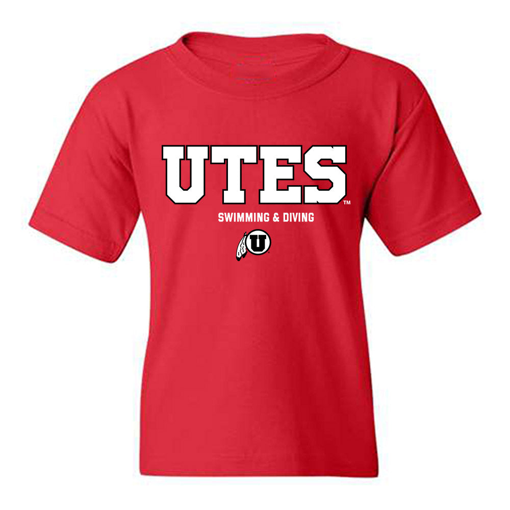 Utah - NCAA Women's Swimming & Diving : Megan Legarth - Classic Shersey Youth T-Shirt-0