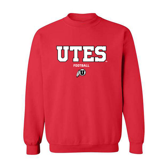 Utah - NCAA Football : Brendan Zurbrugg - Classic Shersey Crewneck Sweatshirt-0