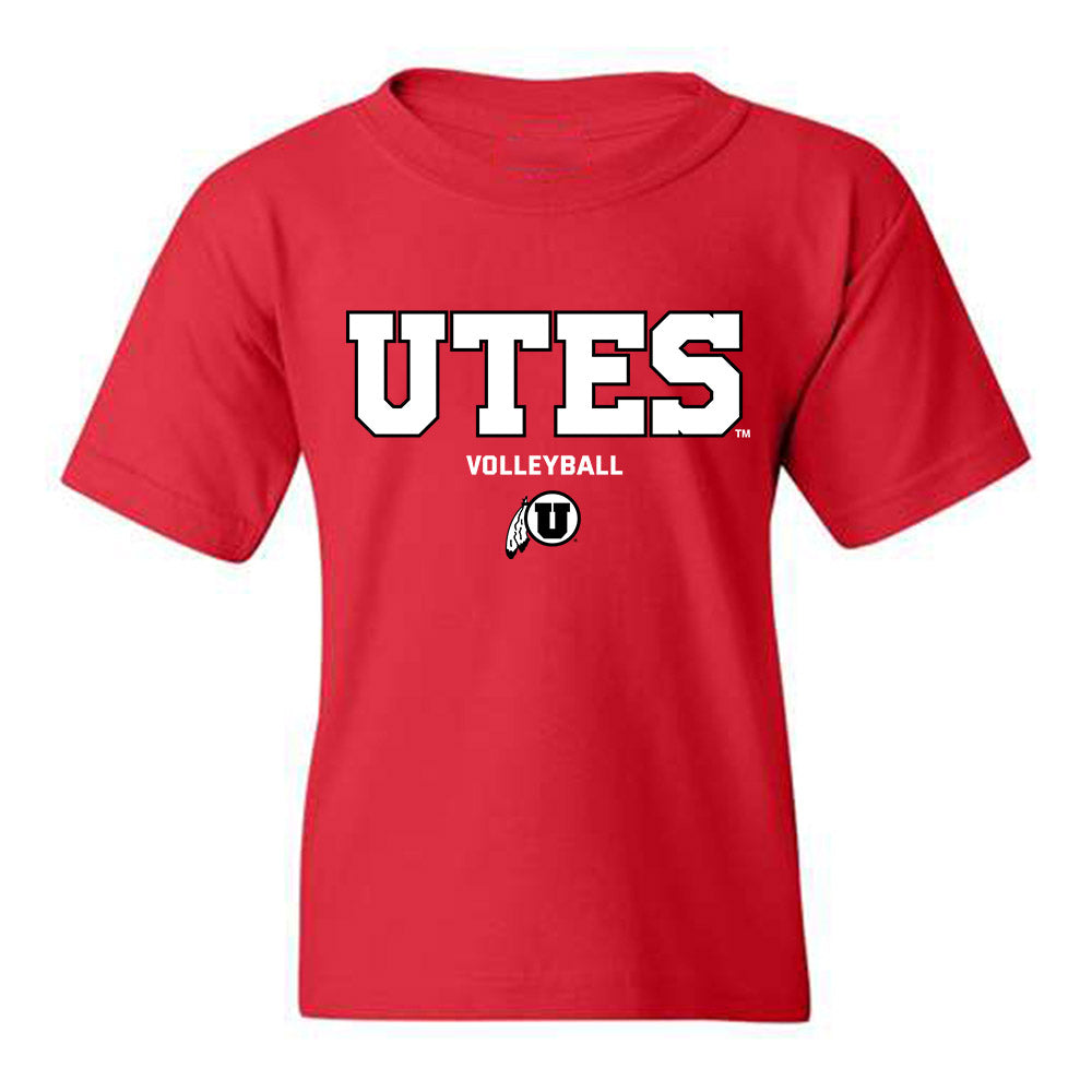 Utah - NCAA Women's Volleyball : Amelia Van Der Werff - Youth T-Shirt