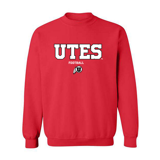 Utah - NCAA Football : Jackson Bolender - Classic Shersey Crewneck Sweatshirt-0
