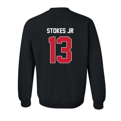 Utah - NCAA Football : Jason Stokes Jr - Classic Shersey Crewneck Sweatshirt-1