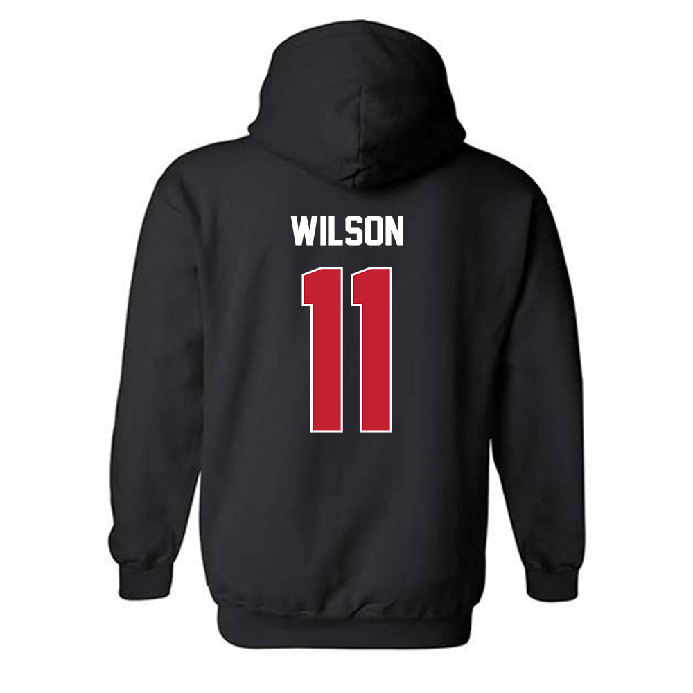 Utah - NCAA Football : Isaac Wilson - Classic Shersey Hooded Sweatshirt-1