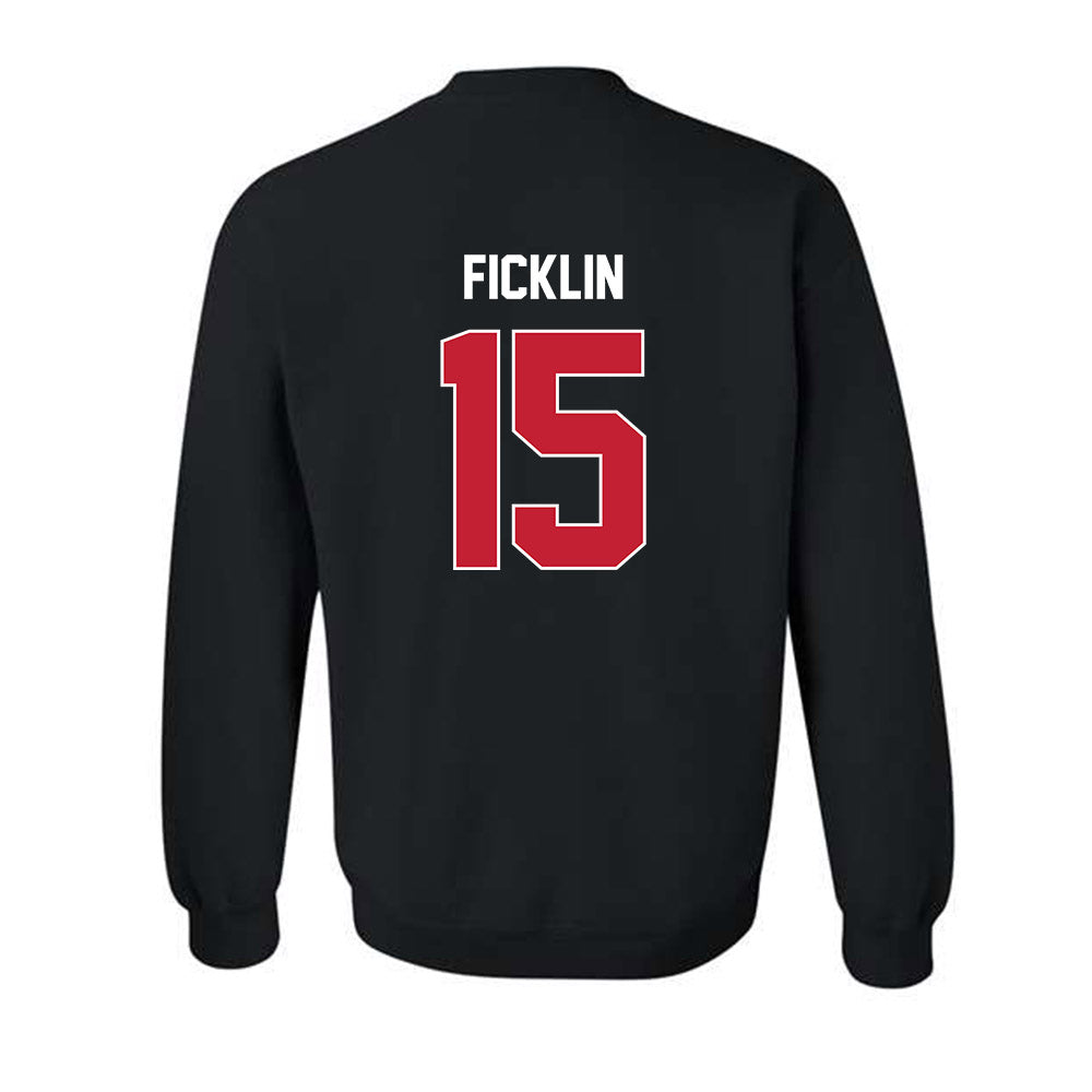 Utah - NCAA Football : Jamarian Ficklin - Classic Shersey Crewneck Sweatshirt-1
