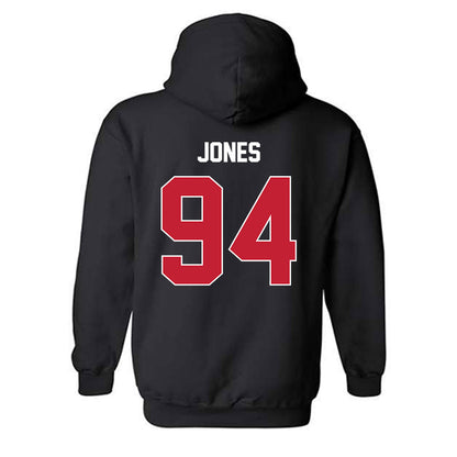 Utah - NCAA Football : Jaxson Jones - Classic Shersey Hooded Sweatshirt-1
