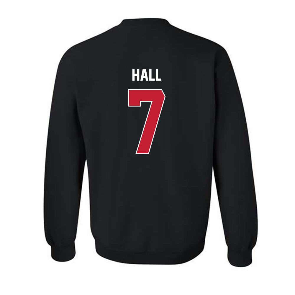 Utah - NCAA Football : Johnathan Hall - Classic Shersey Crewneck Sweatshirt-1