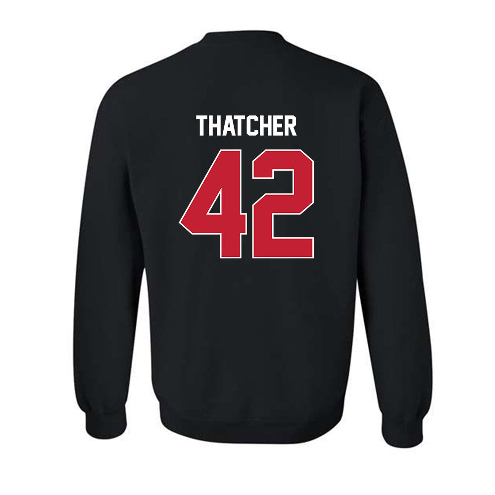 Utah - NCAA Football : Christian Thatcher - Classic Shersey Crewneck Sweatshirt-1