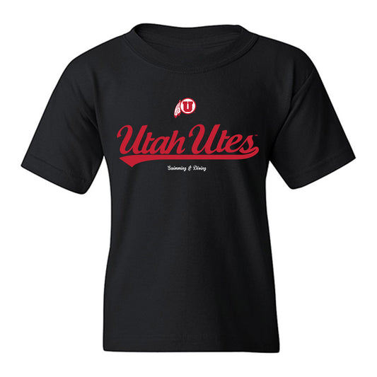 Utah - NCAA Women's Swimming & Diving : Megan Legarth - Classic Shersey Youth T-Shirt-0