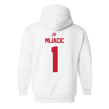 Utah - NCAA Women's Volleyball : Lana Mijacic - Classic Shersey Hooded Sweatshirt-1