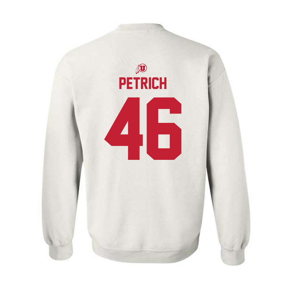 Utah - NCAA Football : Robert Petrich - Classic Shersey Crewneck Sweatshirt-1