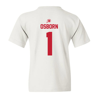 Utah - NCAA Men's Lacrosse : Jacob Osborn - Classic Shersey Youth T-Shirt-1