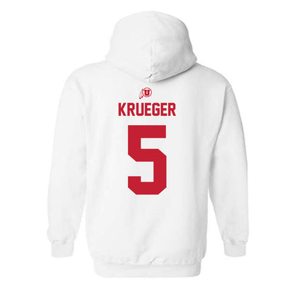 Utah - NCAA Men's Lacrosse : Spencer Krueger - Classic Shersey Hooded Sweatshirt-1
