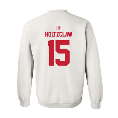 Utah - NCAA Football : Lance Holtzclaw - Classic Shersey Crewneck Sweatshirt-1
