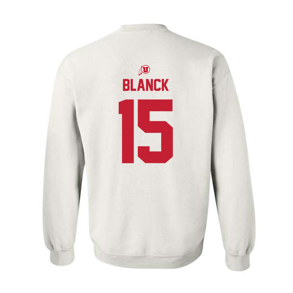 Utah - NCAA Women's Basketball : Alyssa Blanck - Crewneck Sweatshirt