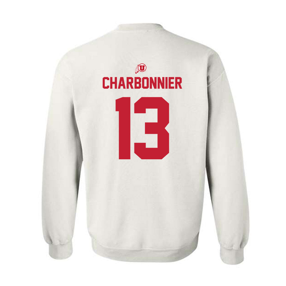 Utah - NCAA Men's Lacrosse : Luc Charbonnier - Classic Shersey Crewneck Sweatshirt-1