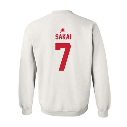 Utah - NCAA Softball : Sianni Sakai - Classic Shersey Crewneck Sweatshirt-1