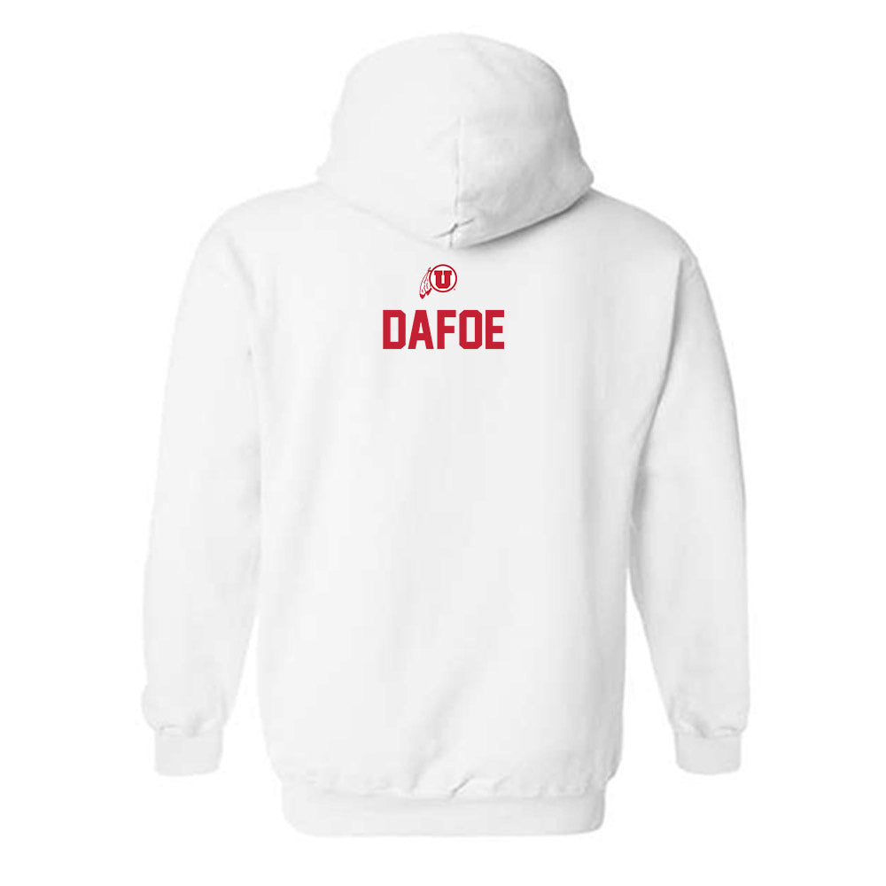 Utah - NCAA Women's Swimming & Diving : Claire Dafoe - Classic Shersey Hooded Sweatshirt-1