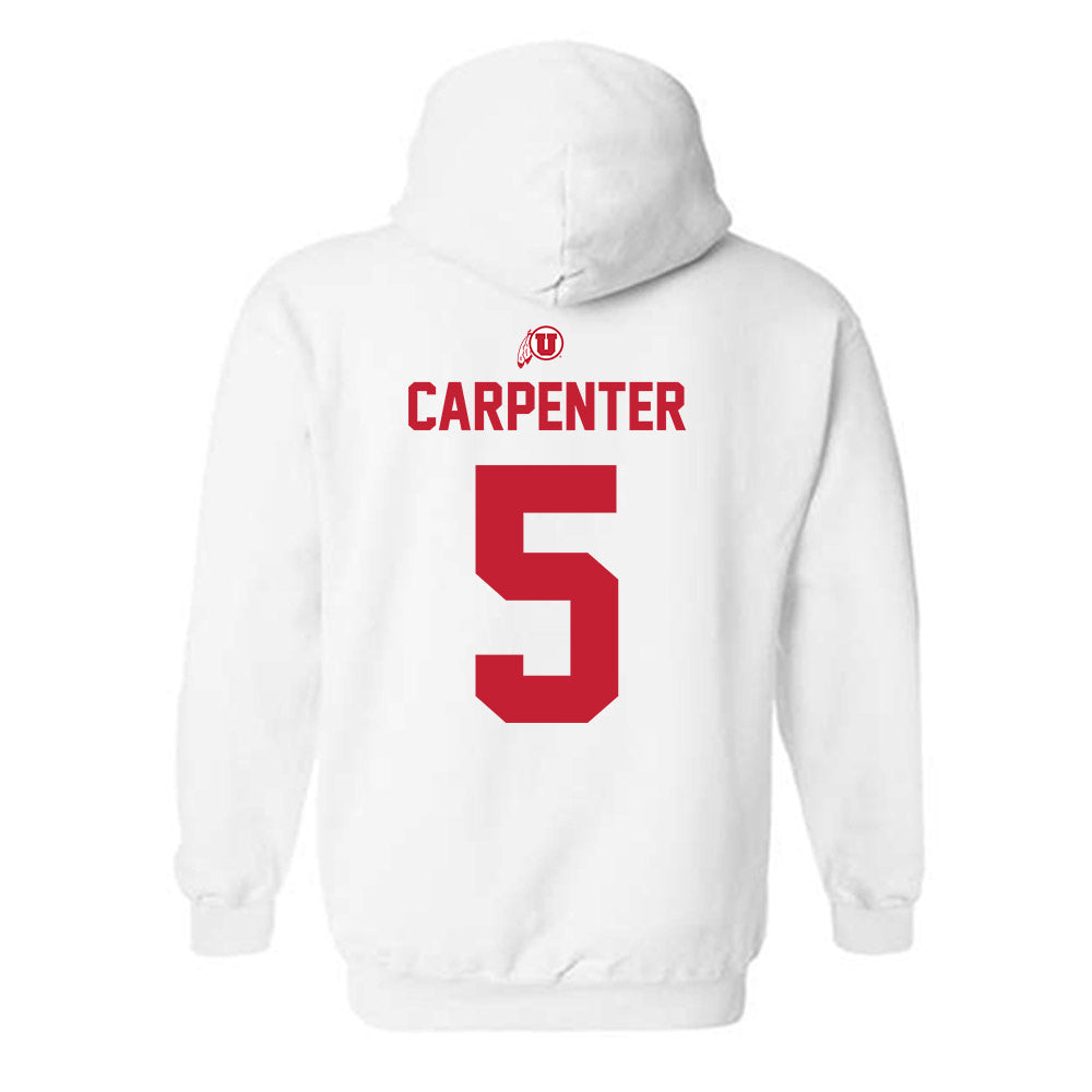 Utah - NCAA Baseball : Kaden Carpenter - Classic Shersey Hooded Sweatshirt-1