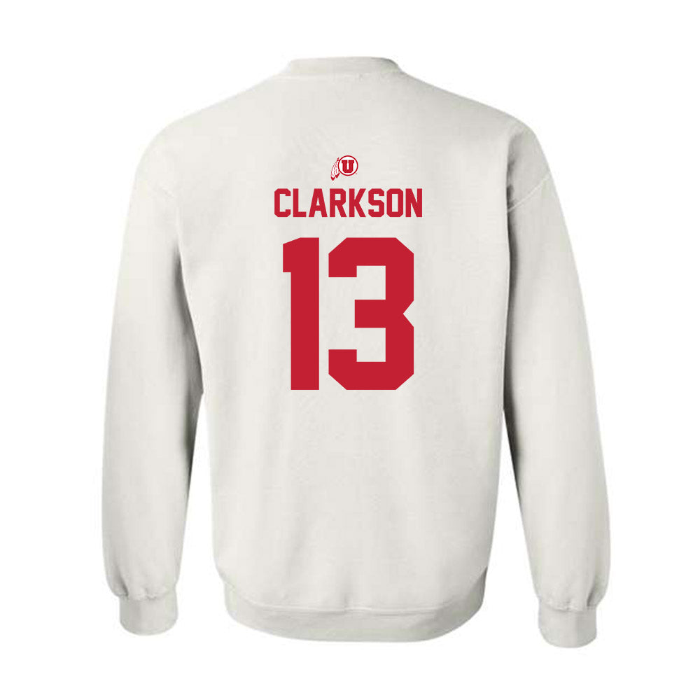 Utah - NCAA Baseball : TJ Clarkson - Crewneck Sweatshirt