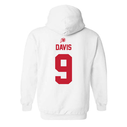 Utah - NCAA Football : Ryan Davis - Classic Shersey Hooded Sweatshirt-1
