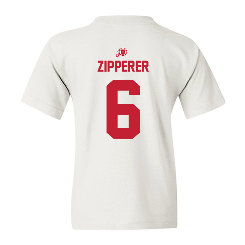 Utah - NCAA Football : Daidren Zipperer - Classic Shersey Youth T-Shirt-1