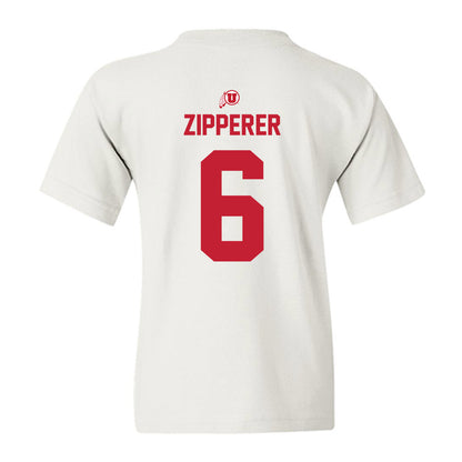 Utah - NCAA Football : Daidren Zipperer - Classic Shersey Youth T-Shirt-1